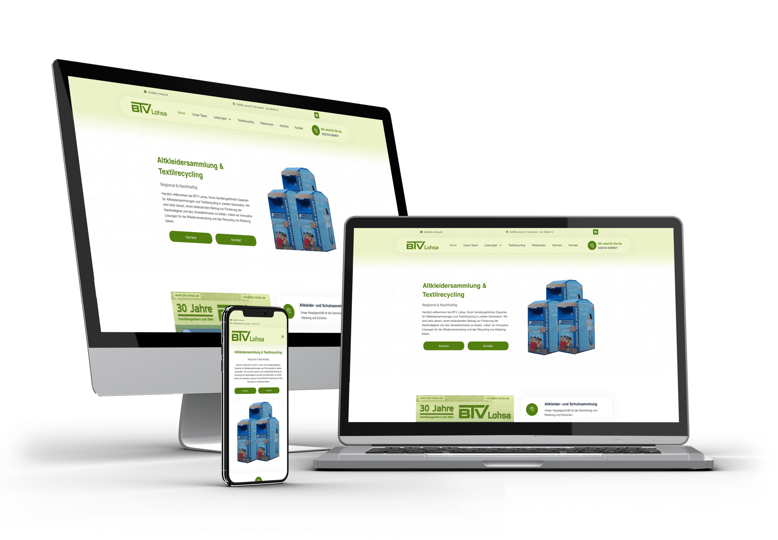 BTV Lohsa Webdesign