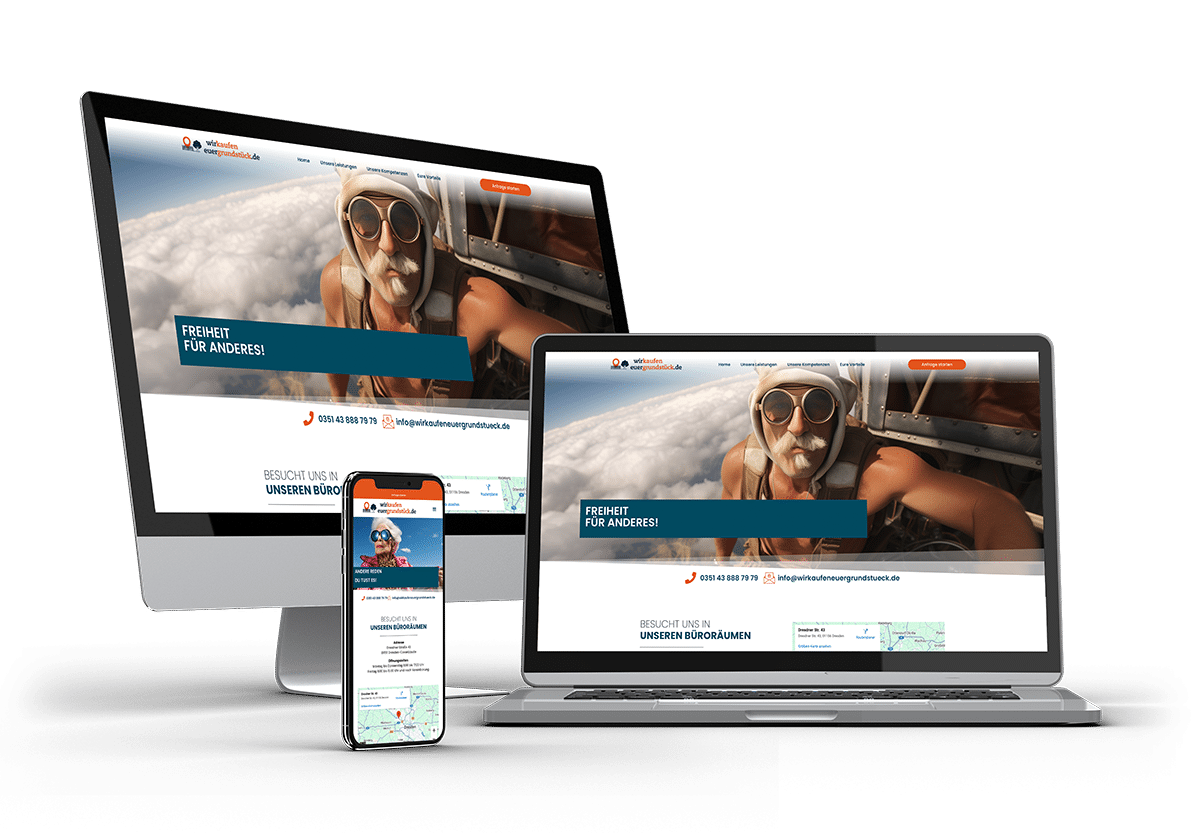 Webseite Wirkaufeneuergrundstück